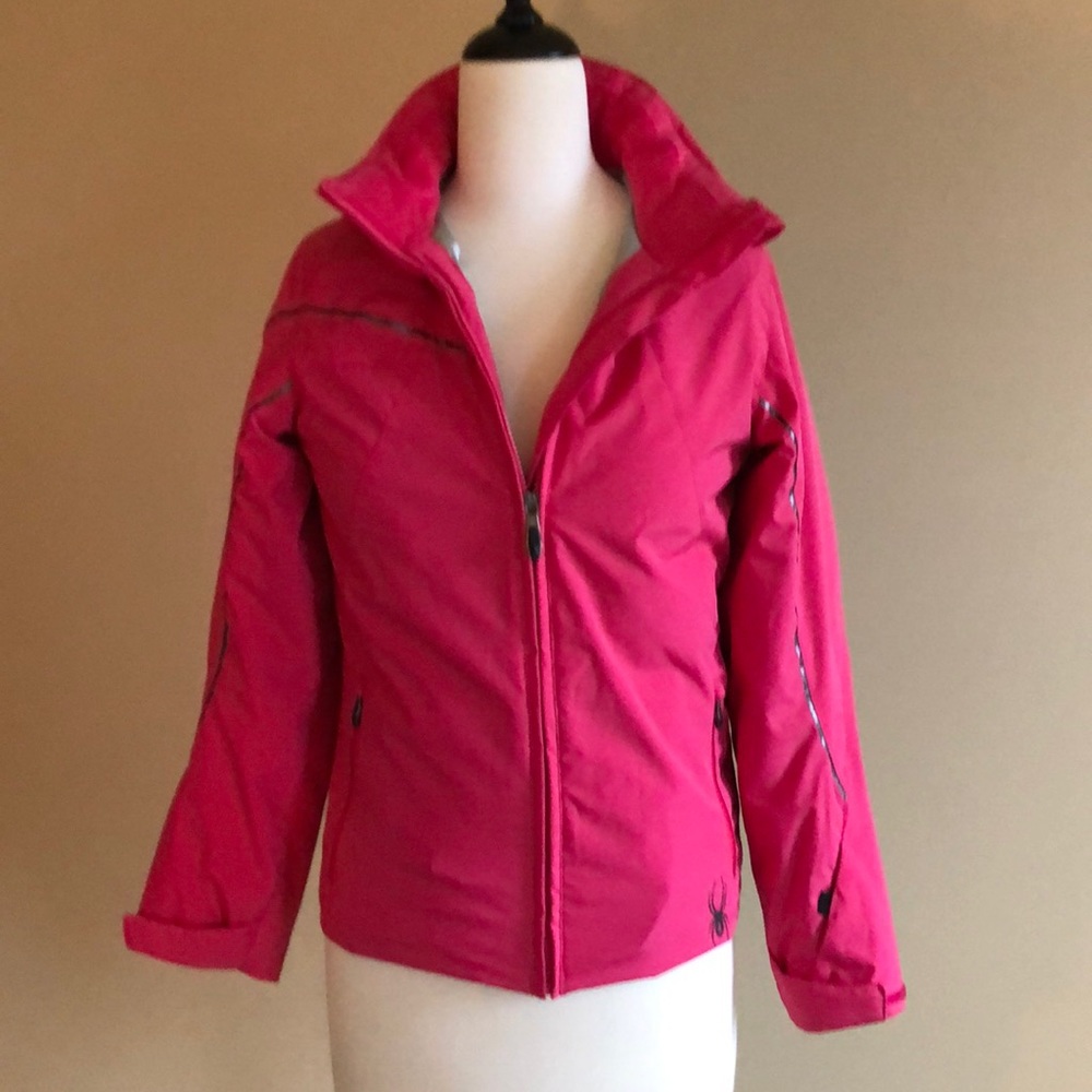 Spyder Girls Pink Ski Jacket Coat 14